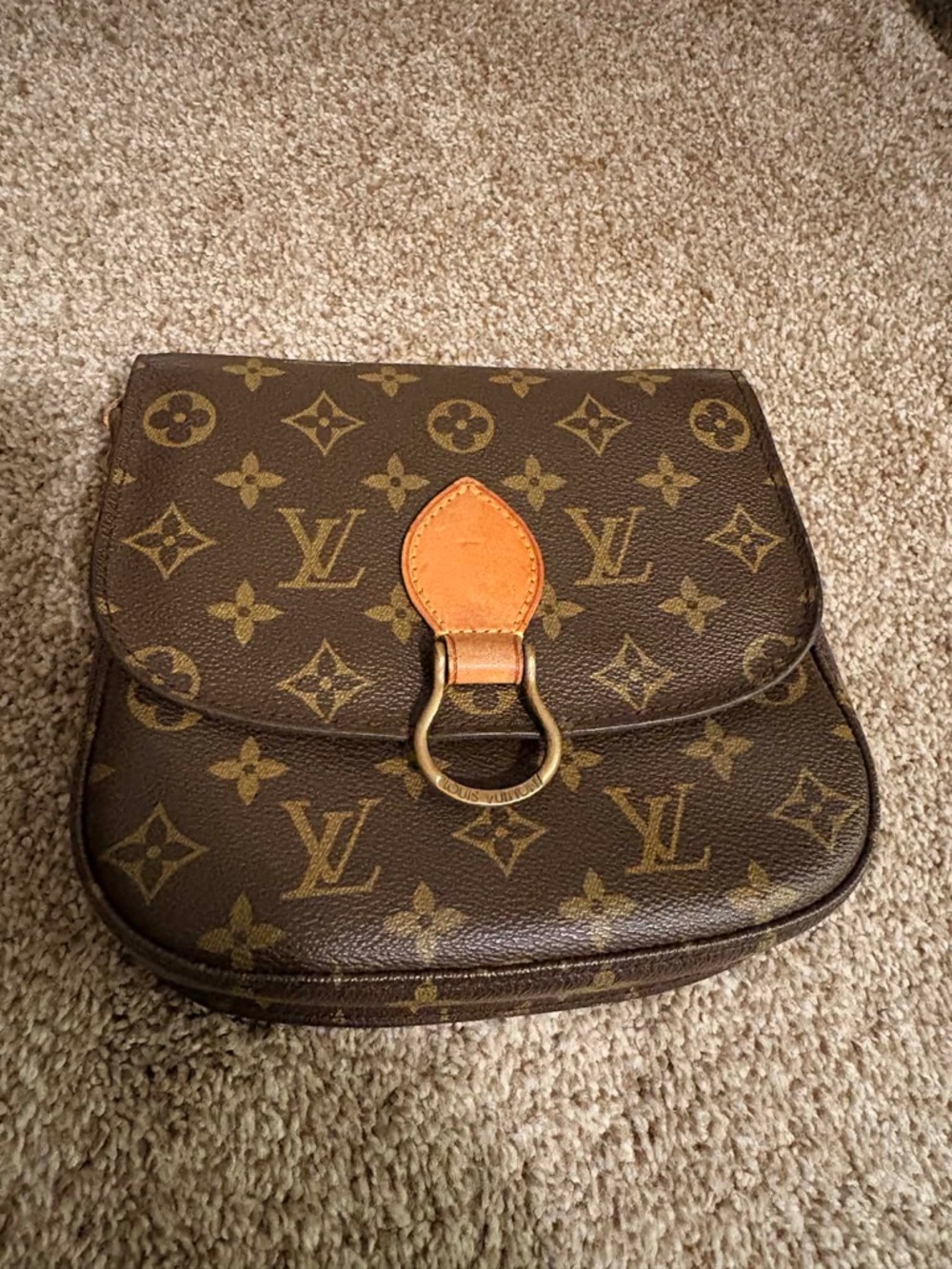 Louis Vuitton Brown Monogram Saint Cloud Crossbody Bag
